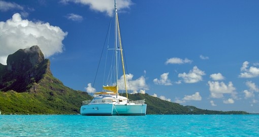 Experience adventures ride on your private catamaran on your next Bora Bora vacations.