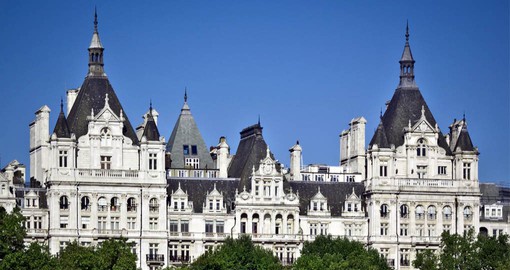 Modelled on a French Chateau, The Royal Horseguards Hotel was built in 1884