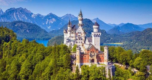 Iconic Neuschwanstein, a feature stop on your Germany vacation package