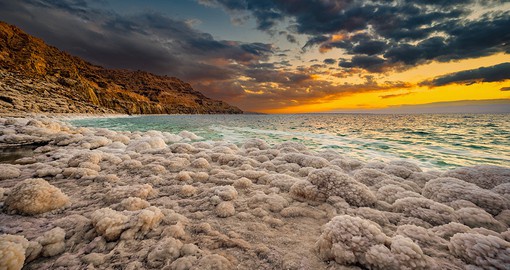 A spectacular natural wonder, The Dead Sea is located 427 meters below sea level