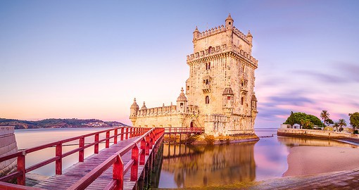 Embark on a journey at Belem Tower, a UNESCO World Heritage Site made prominent in the Age of Discovery