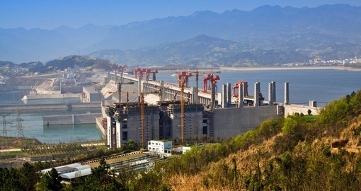 Three Gorges Dam - one of the main highlights on Yangtze River cruises