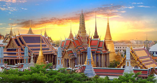 Bangkok's Wat Phra Kaew is the most sacred Buddhist temple in Thailand
