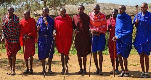 The Maasai are indigenous tribes of Kenya and Tanzania