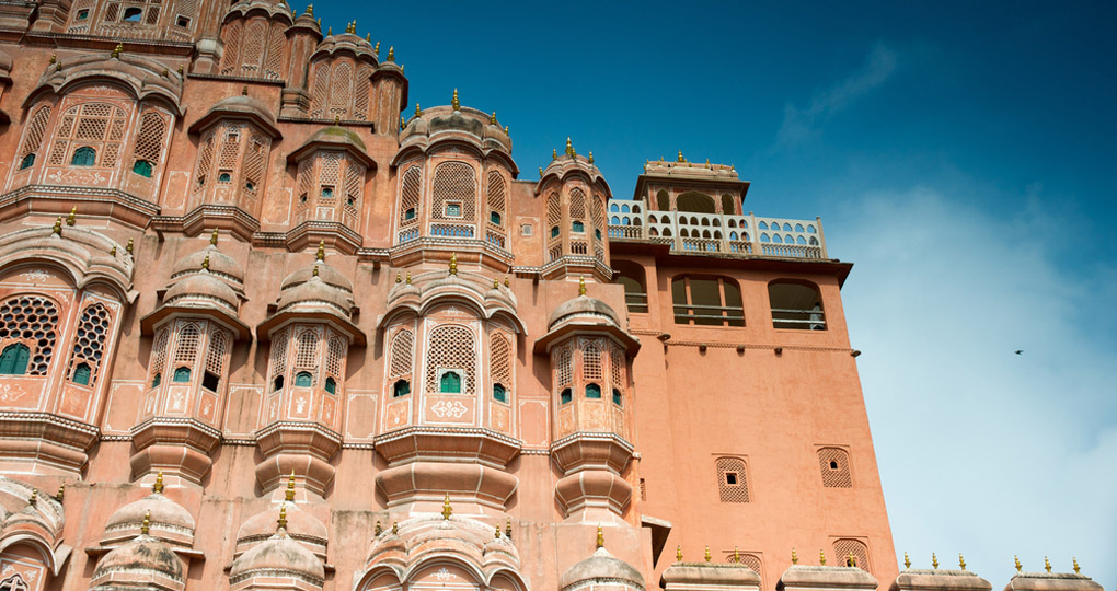 Palace of the Winds in Jaipur.