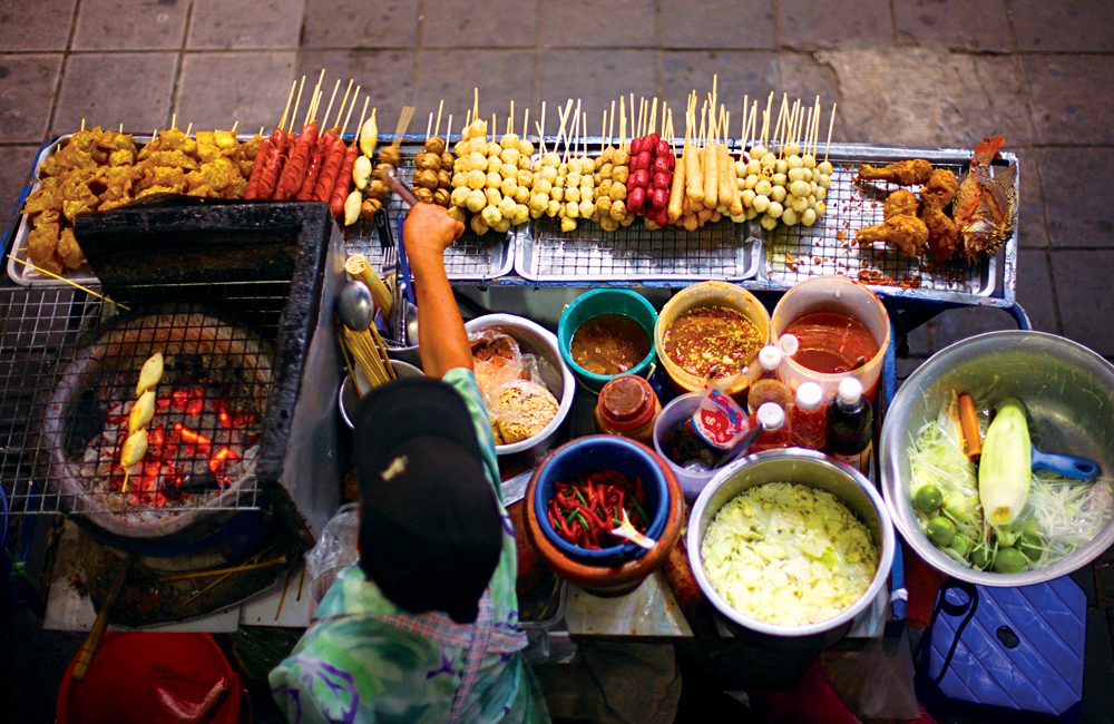 Street vendor in Thailand.