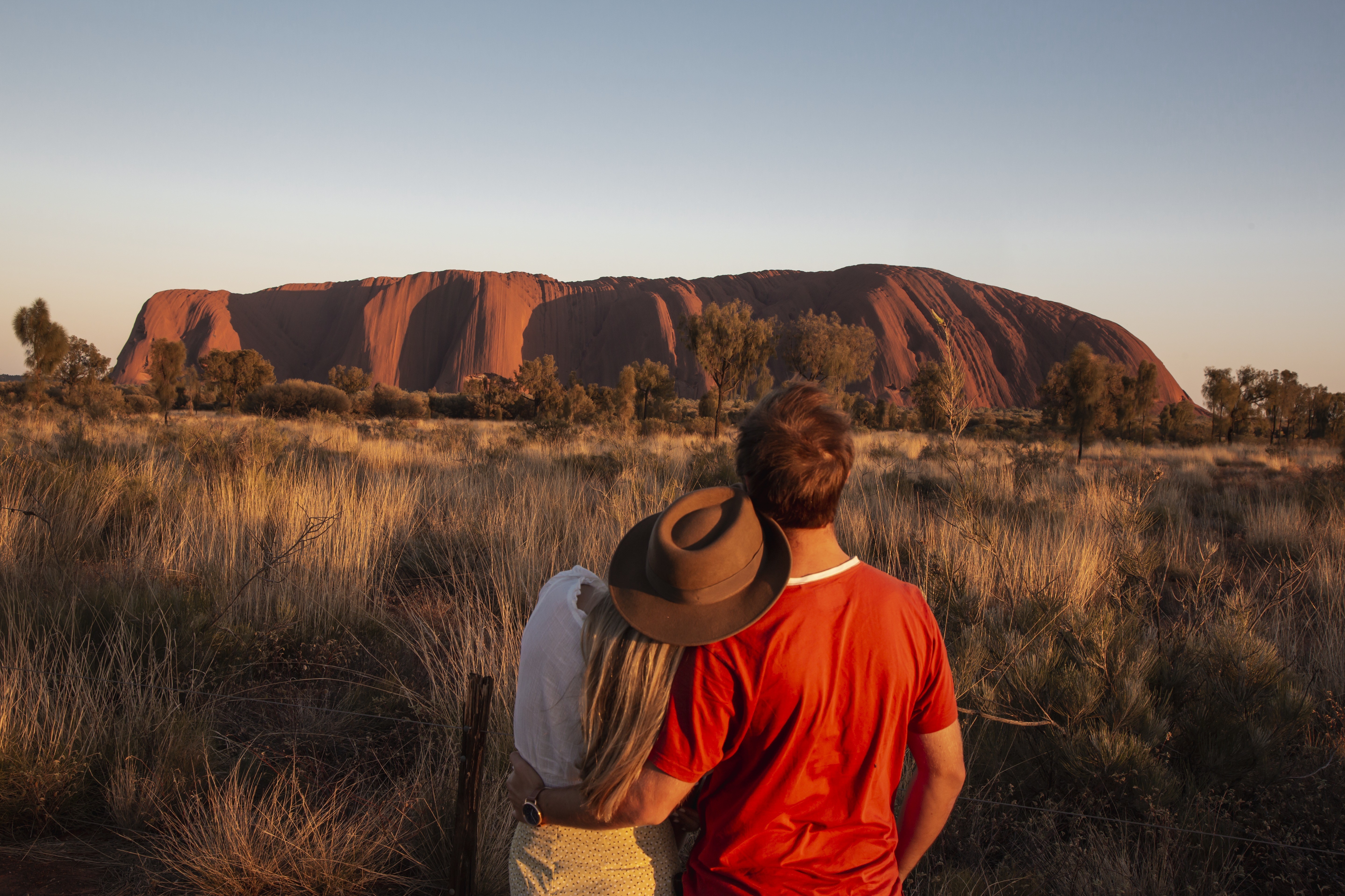 Couple at Uluru/Ayers Rock