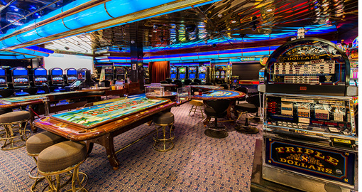 The Casino on the Celestyal Cruise Ship