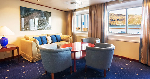 Grand Suites on the MS Celestyal Crystal.