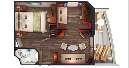2-Bedroom Family Suite with Large Balcony