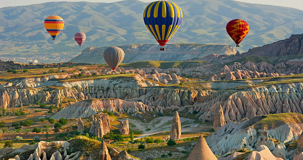 hot air balloons Cappadocia