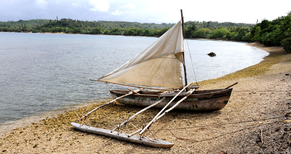 Traditional Tongan boat