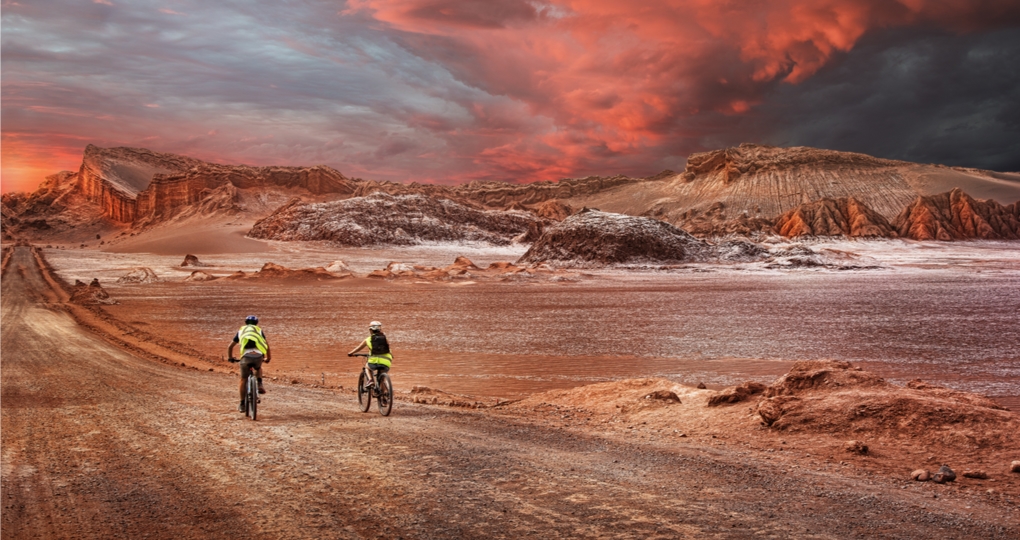 biking in Atacama