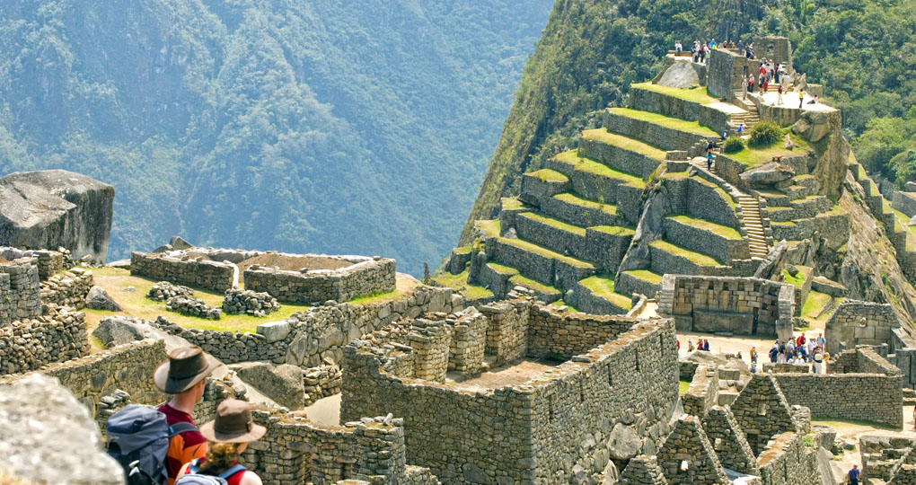 View of Machu Picchu ruins