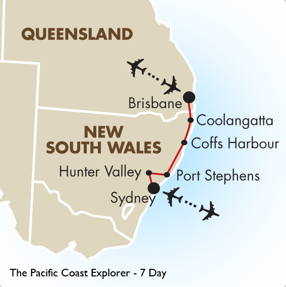 pacific coast road trip australia