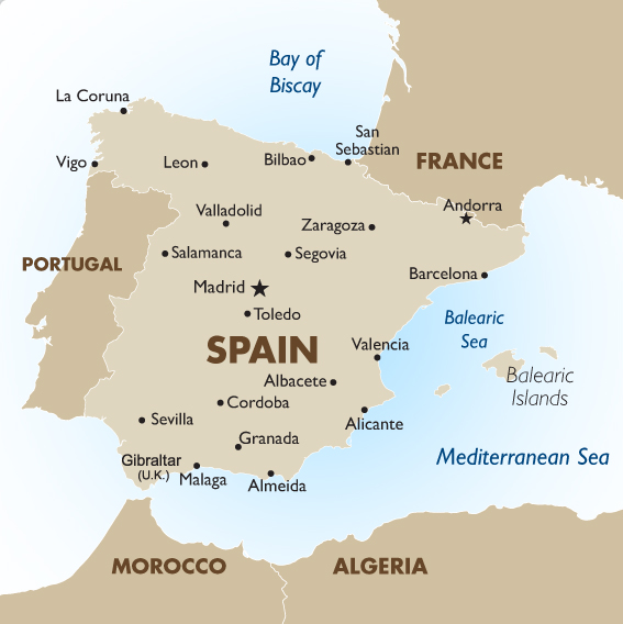 Spain | Geography and Maps | Goway