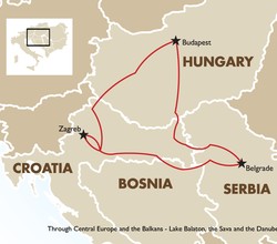Cruise through Central Europe, the Balkans, Lake Balaton, the Sava and the Danube